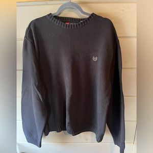 Chaps navy cotton sweater